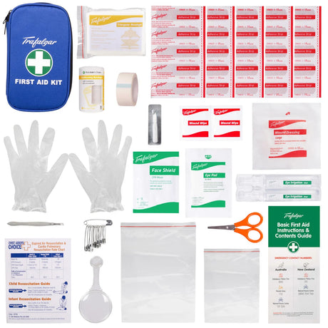 Vehicle Low Risk First Aid Kit (Soft Case) Blue