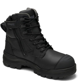 Blundstone Unisex Rotoflex Safety Boots Black Angled View