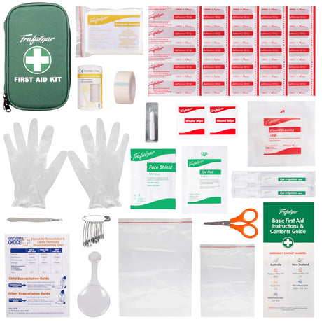 Vehicle Low Risk First Aid Kit (Soft Case) Green