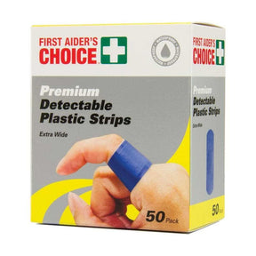 Blue Extra-Wide Strips packaging