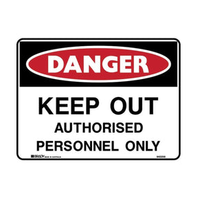 Danger Keep Out Safety Sign