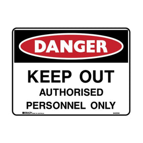 Danger Keep Out Safety Sign