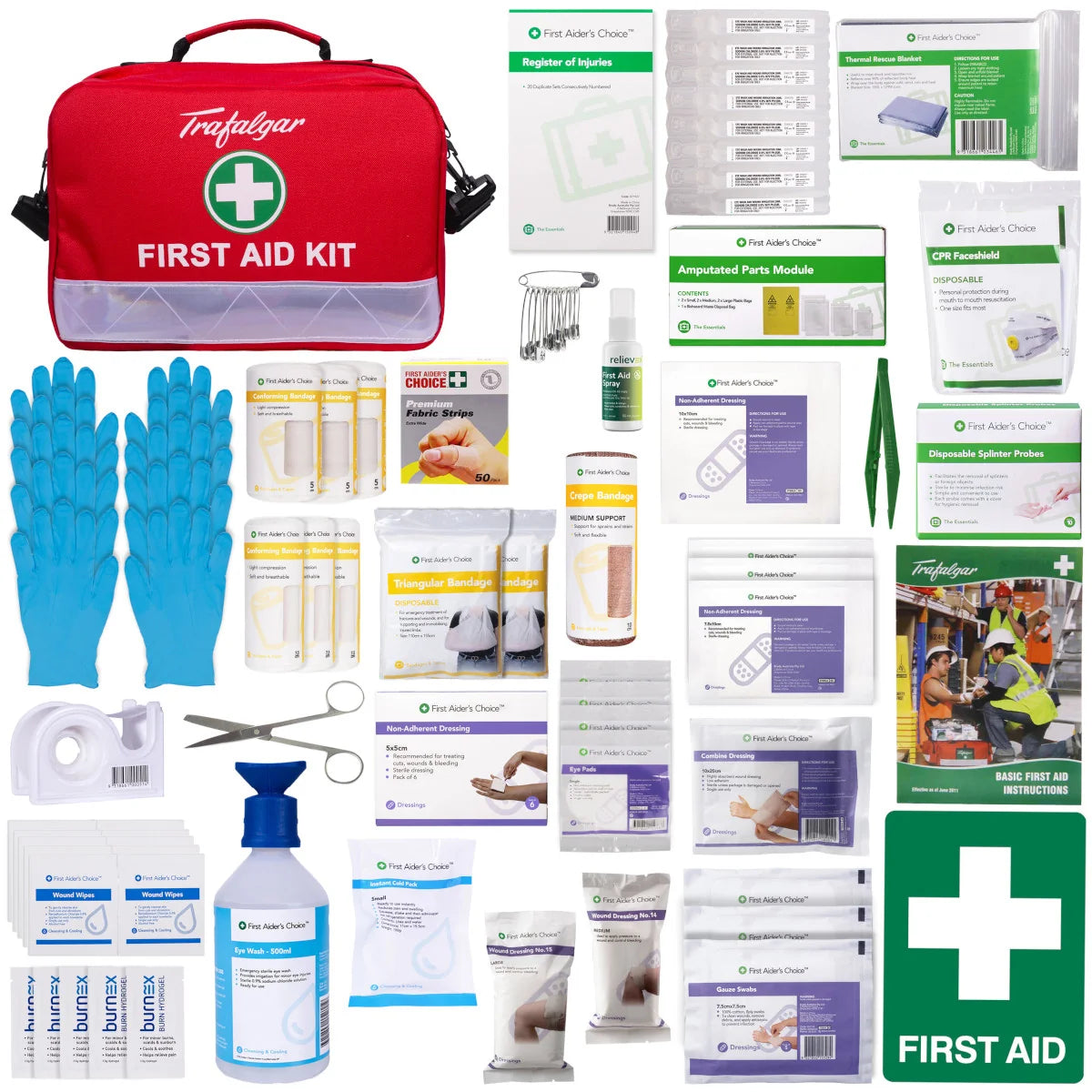 Trafalgar Heavy Vehicle First Aid Kit - Portable HV1 (Soft Case)