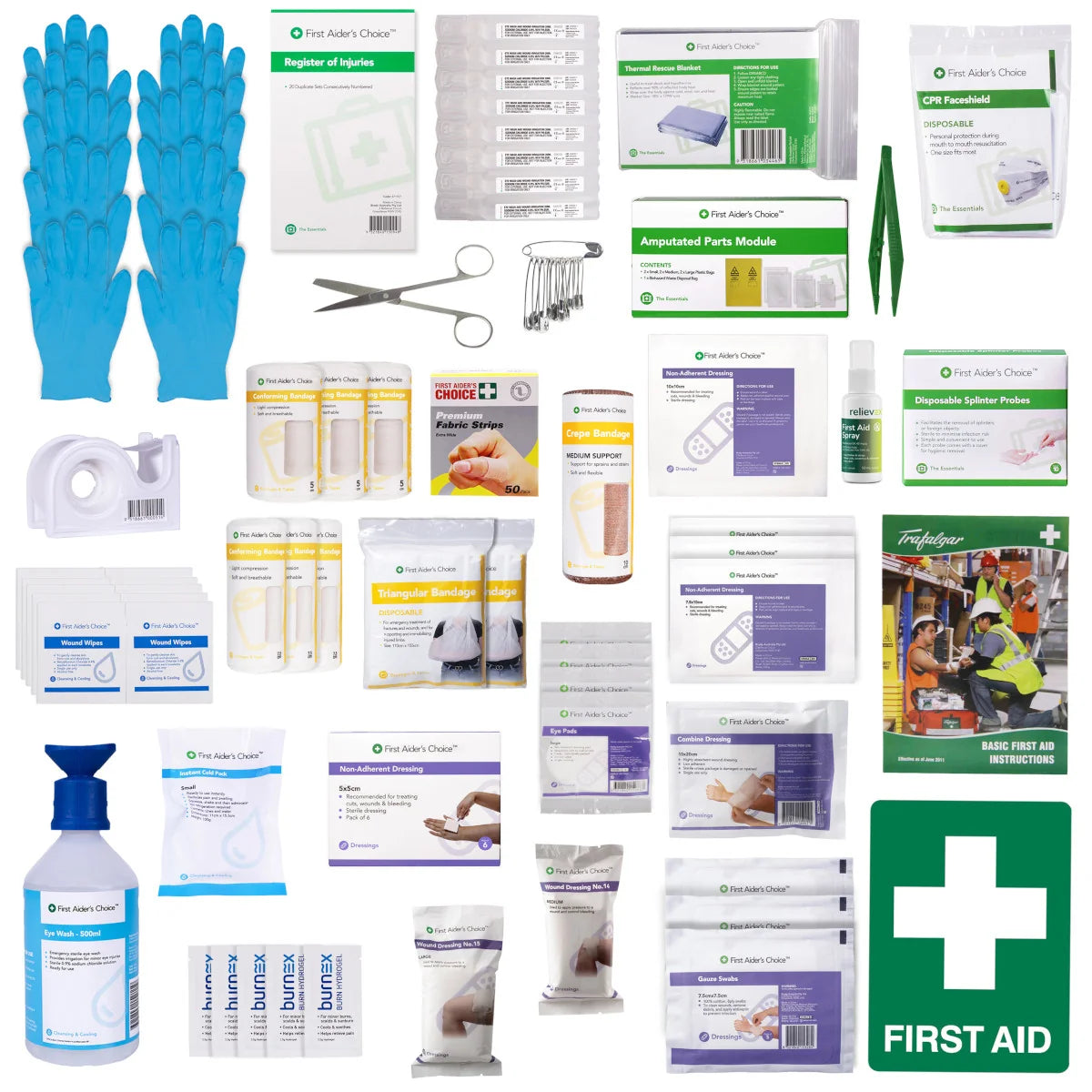 Trafalgar Heavy Vehicle First Aid Kit - Portable HV1 (Soft Case) (view 2)