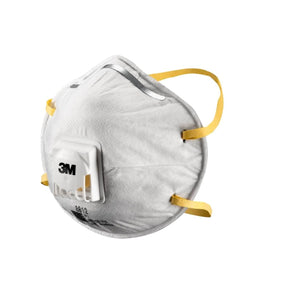 Cupped respirator side view
