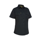 Bisley Women's X Airflow™ Ripstop Shirt front view navy