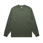 ascolour Men's Heavy L/S Tee 5081 in olive green