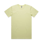 ascolour Men's Staple Tee front view light yellow