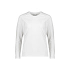 White long sleeve tee for women