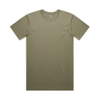 ascolour Men's Staple Tee front view olive