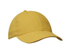 6 panel cap rear touch strap detail