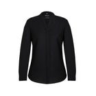 Black women's long sleeve blouse for workwear