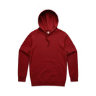 ascolour Men's Stencil Hood front view in red