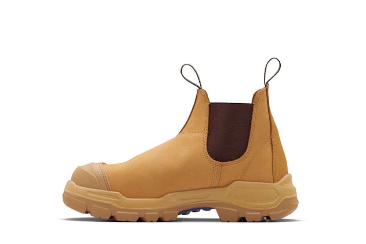Blundstone Unisex Rotoflex Elastic Side - Slip on Safety Boots - Wheat #9000