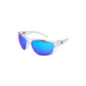 uvex aquarius clear frame blue mirror lens glasses