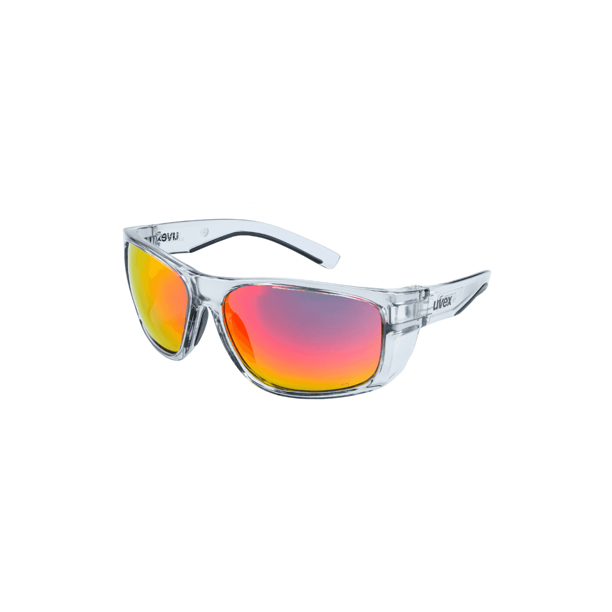 uvex aquarius - Graphite Frame / Red Mirror Lens - Stylish Safety Glasses 9101-081 (Each)