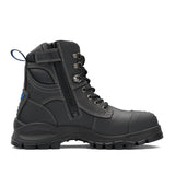 Blundstone Unisex Zip Up Series Safety Boots - Black #997