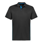 Men's Balance Polo Shirt Front Black