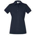 Women's City Short Sleeve Polo P105LS navy front