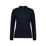 Biz Collection Women's Action Long Sleeve Polo P206LL
