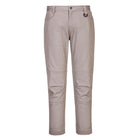 Portwest Slim fit Stretch Work Pants front view in beige