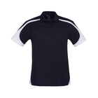 Men's Talon Short Sleeve Polo P401MS in navy with white accents