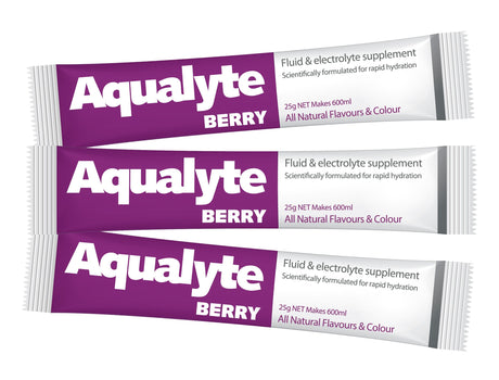 Maxisafe Aqualyte Berry Flavour, 25g Sachets, Box of 50