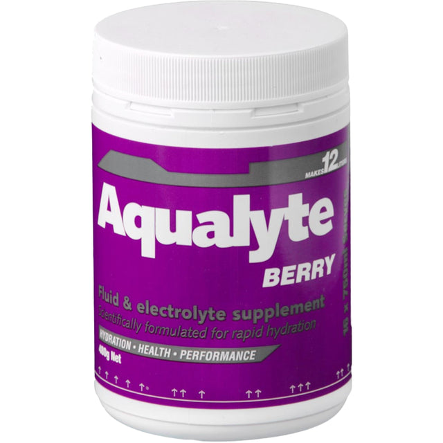 Maxisafe Aqualyte Berry Flavour, 480g Tub (BOX OF 5)