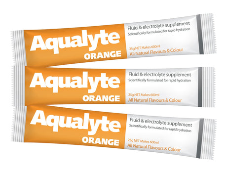 Maxisafe Aqualyte Orange Flavour, 25g Sachets, Box of 50