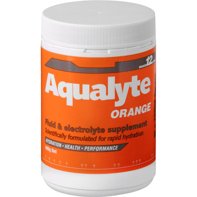 Maxisafe Aqualyte Orange Flavour, 480g Tub (BOX OF 5)