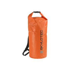 Skylotec orange waterproof drybag with shoulder straps