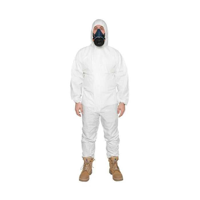 Disposable Coverall White Type 5/6 AS1001 front view