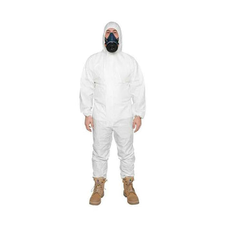 Disposable Coverall White Type 5/6 AS1001 front view