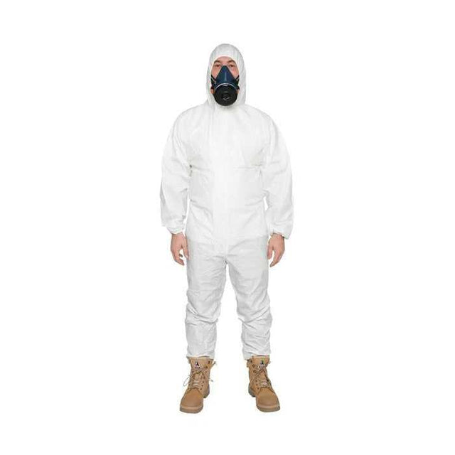 Disposable Coverall White Type 5/6 AS1001 front view