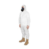Disposable Coverall White Type 5/6 AS1001 side view