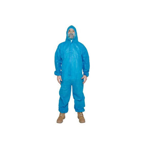 Blue SMS Type 5/6 disposable coverall front view