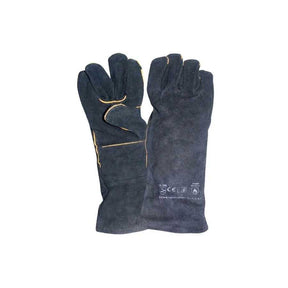 Black And Gold Welding Gauntlet ASSW-6BG