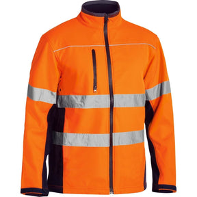Front view of Hi Vis Soft Shell Jacket