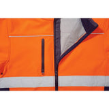 Bisley Taped Hi Vis Soft Shell Jacket BJ6059T