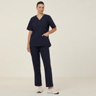 NNT Vital Antibacterial Scrubs Page Scrub Pant CAT3W9 navy with top