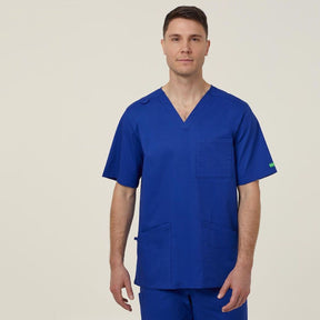 NNT Unisex Vital Antibacterial Scrub Top Blue