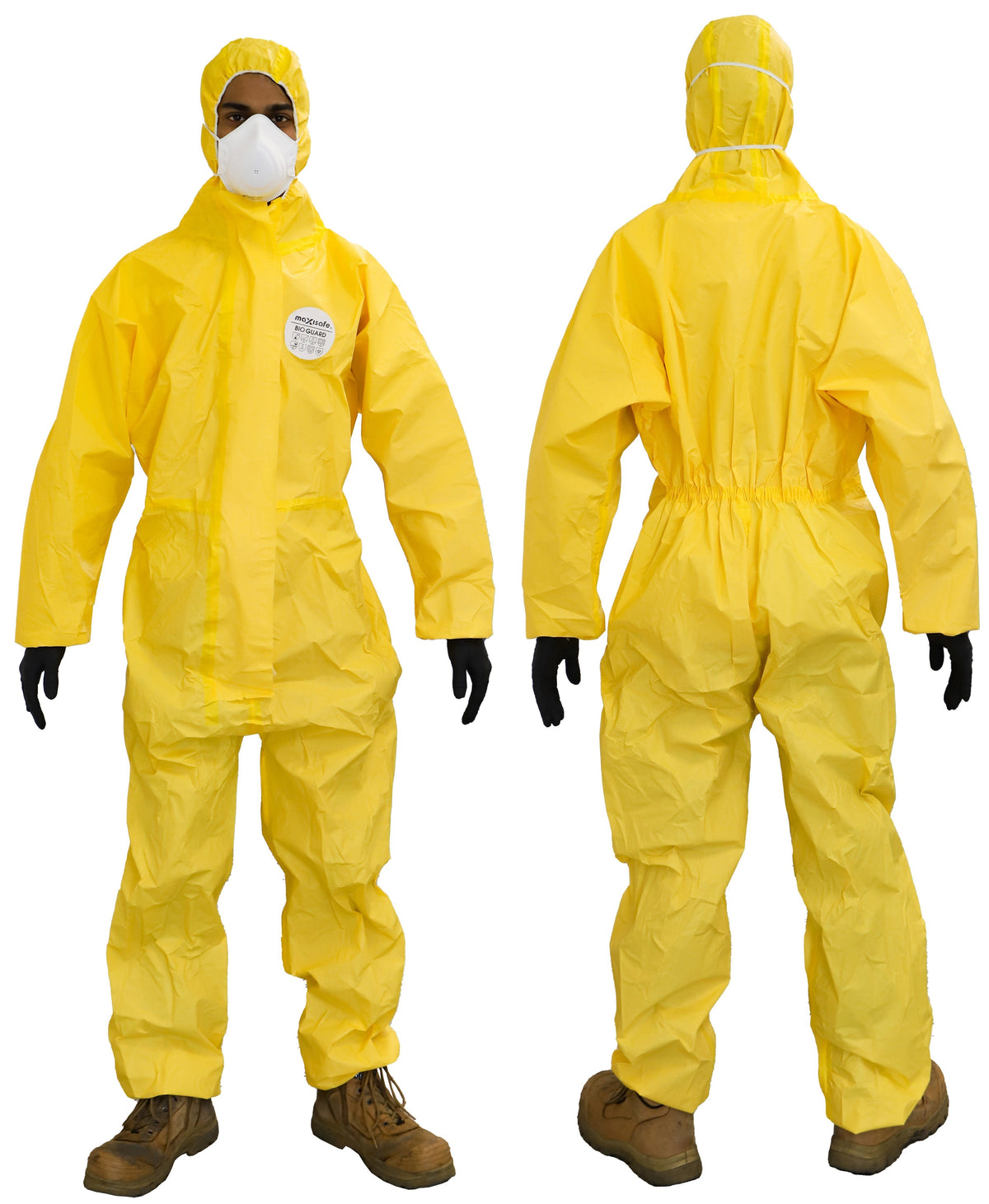 Maxisafe - Chembarrier - Type 3/4/5/6 Laminated Disposable Coverall