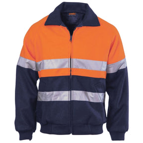 DNC HiVis Two Tone Drill Shirt Orange