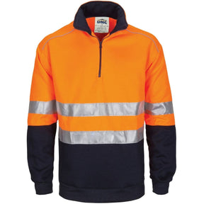 DNC HiVis 1/2 Zip Fleecy Orange