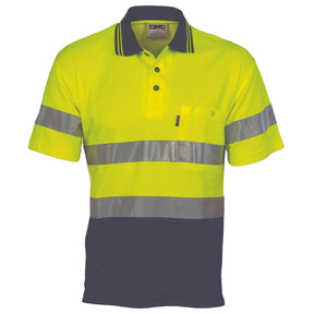 DNC Hi Vis Two Tone Polo with Reflective Tape