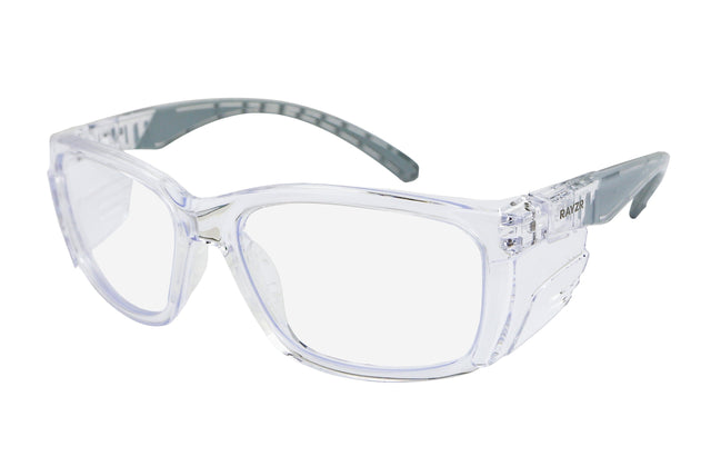 Maxisafe Rayzr Safety Glasses - Clear Frame - Clear Lens