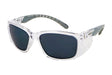 Maxisafe Rayzr Safety Glasses - Clear Frame - Smoke Lens