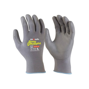 Maxisafe Grey Knight PU Coated Gloves