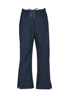 Navy bootleg scrubs pant