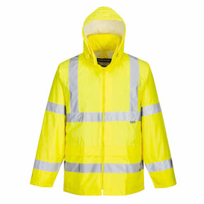 Portwest Hi-Vis Rain Jacket H440 yellow front view